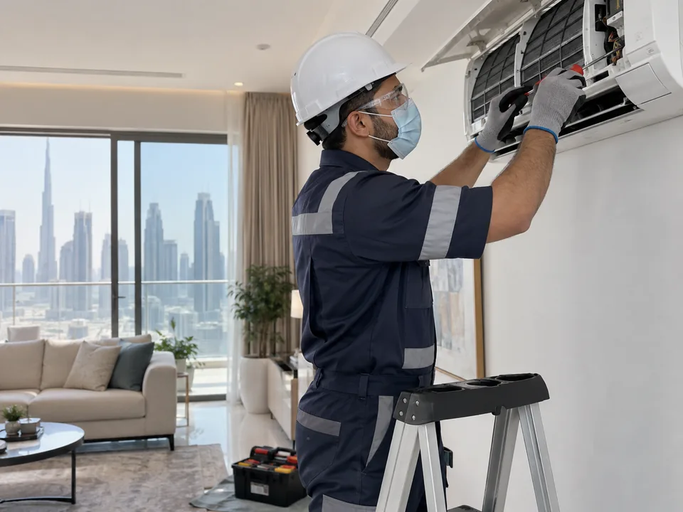 AC Repair & Maintenance service in a Dubai home
