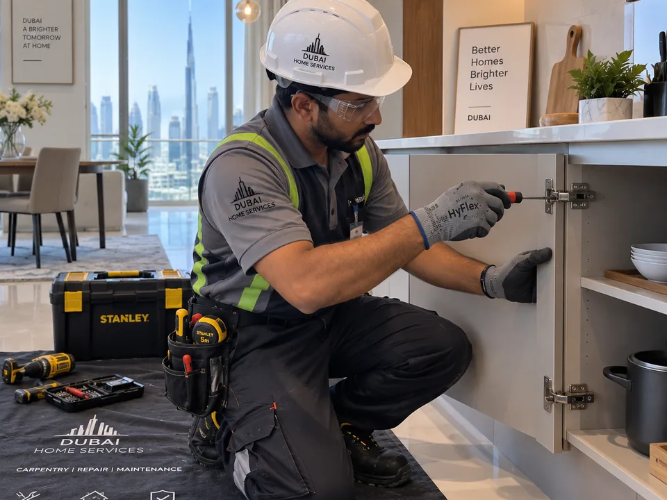 Carpentry, Doors & Furniture service in a Dubai home