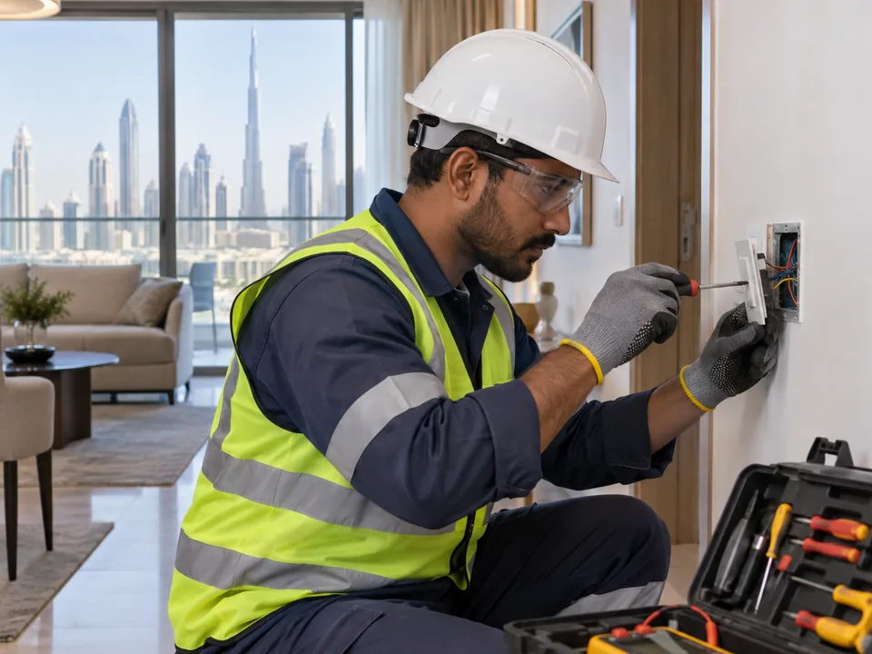 Electrical Repairs & Installations service in a Dubai home